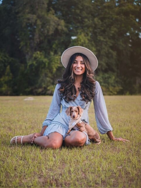 Beige Striped Dog Bandana - Stylish Accessory for Dogs | Wag + Tail
