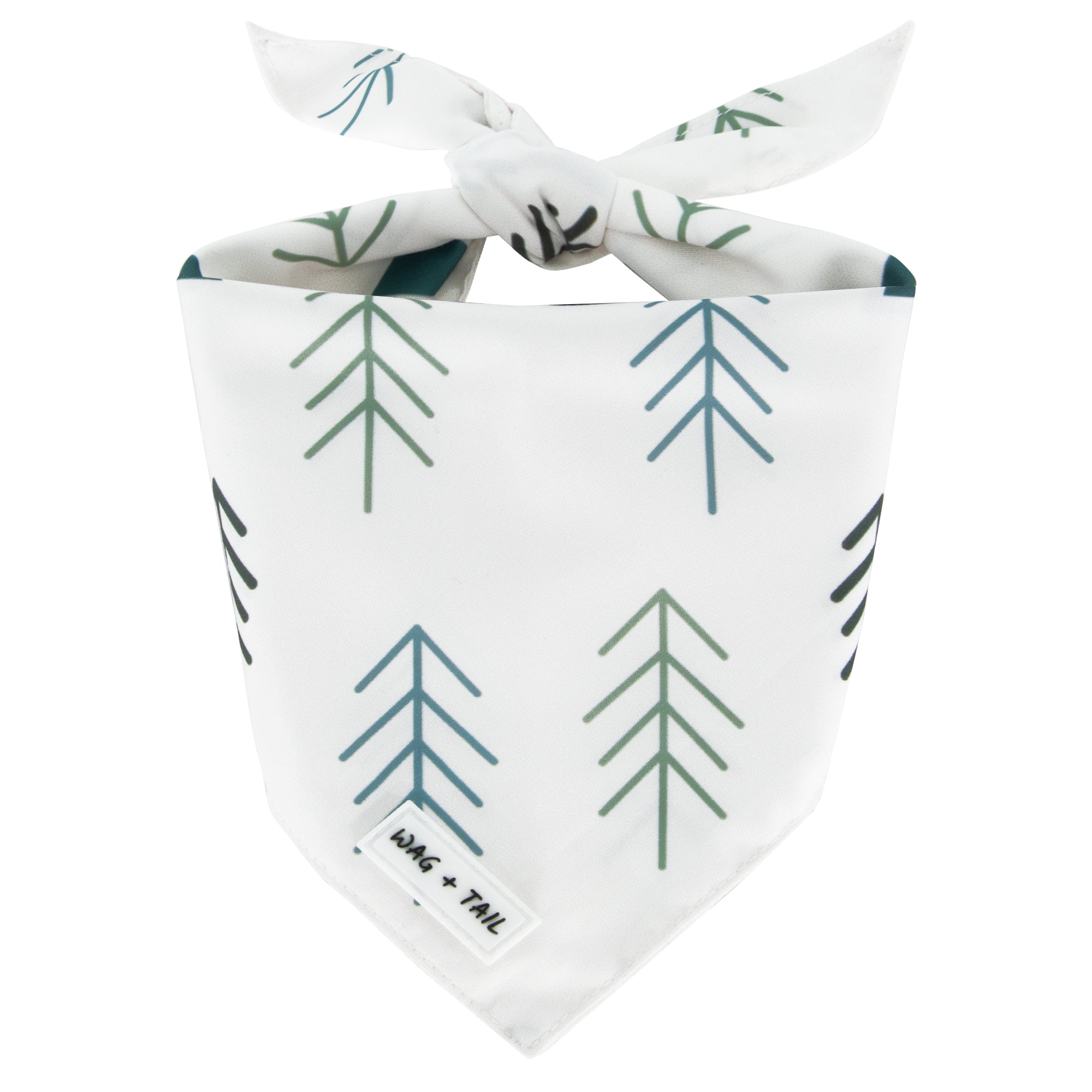 Reversible woodland themed pet bandana for small and large dogs