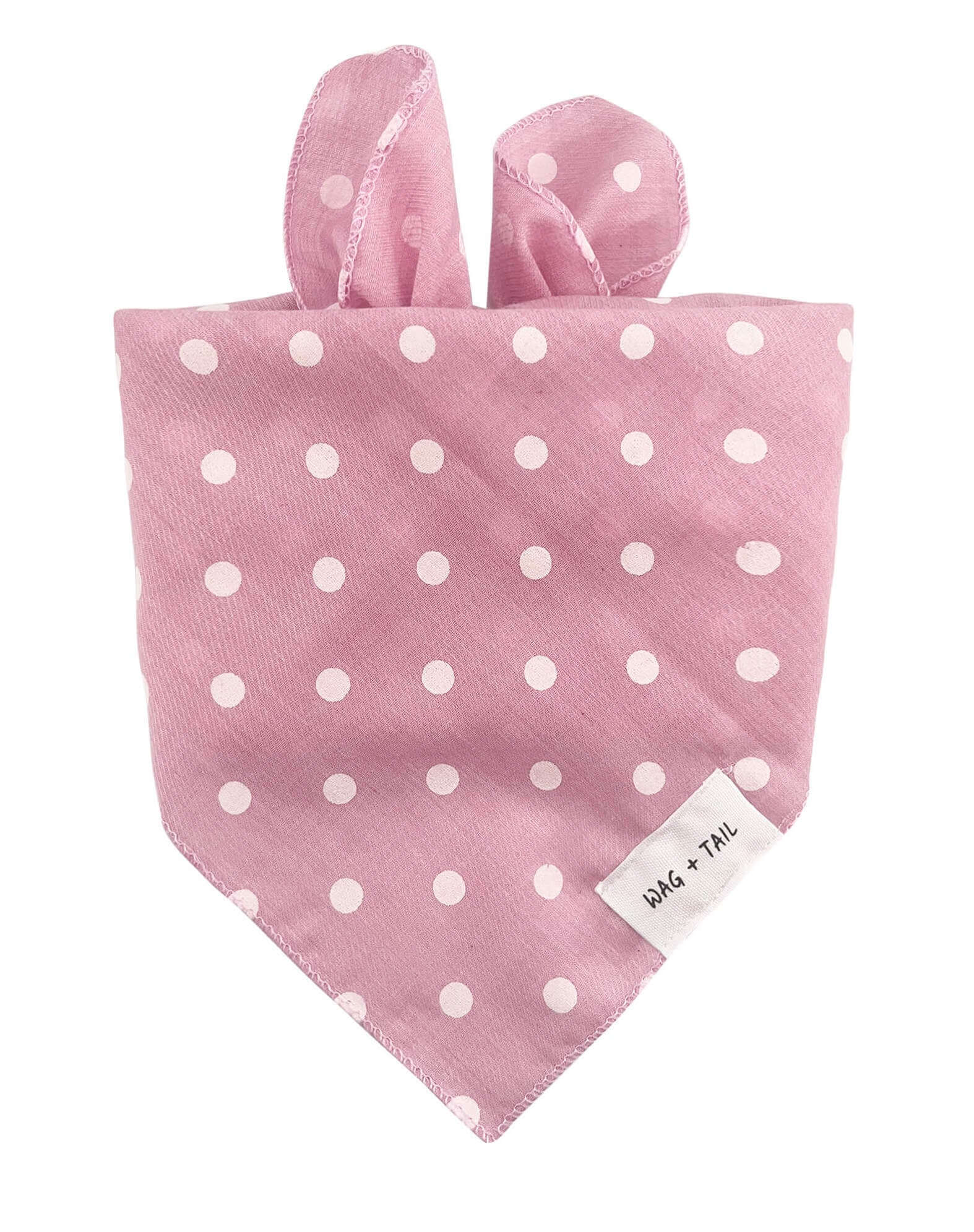 Lightweight tie-on pink bubble pet scarf offering a cute playful look