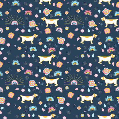 Pastel Meadows dog collection 