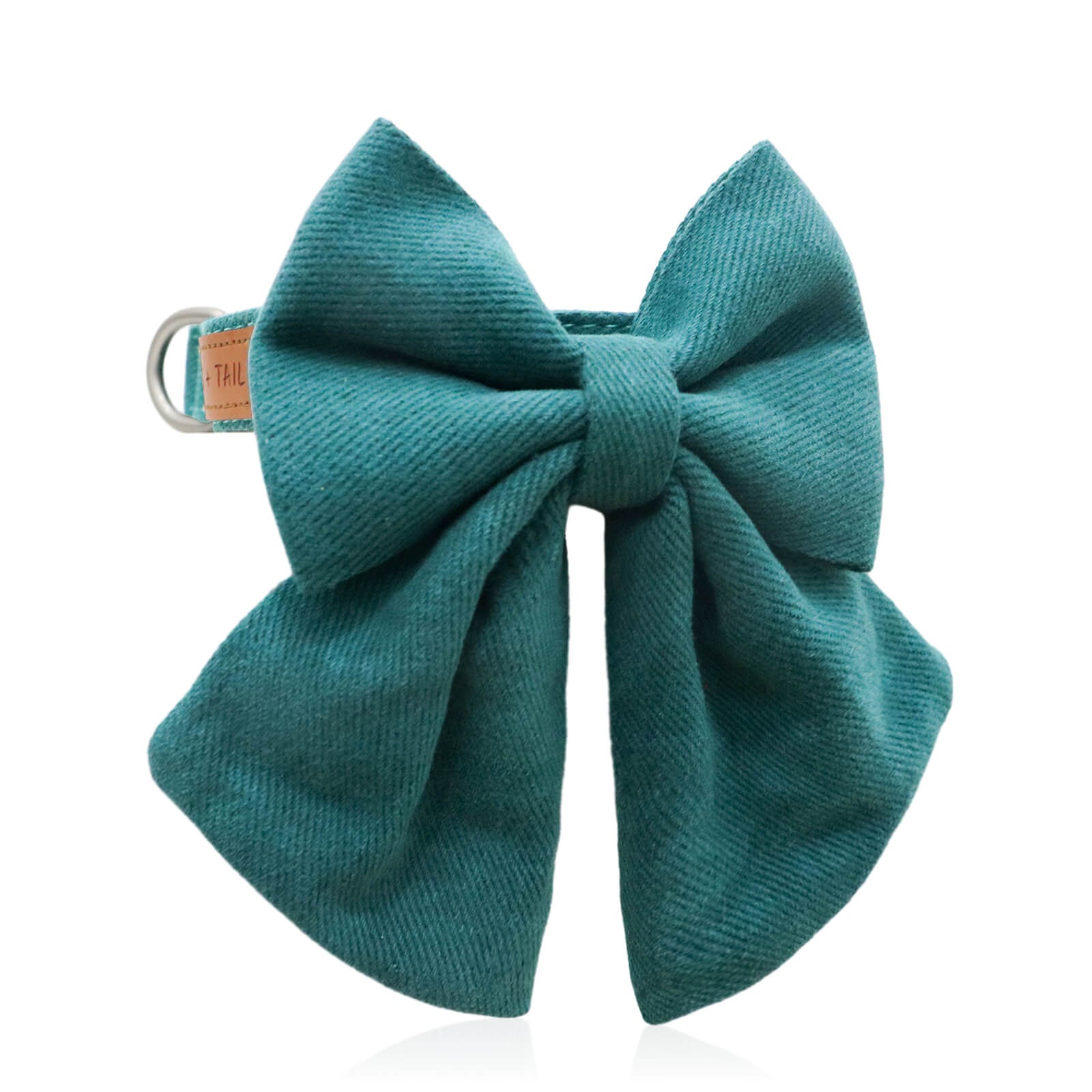 Wag + Tail emerald green bow tie accessory offering a refined and photo-ready finish for dogs