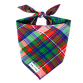 Wag + Tail cheerful holiday print dog bandana for small and large dogs