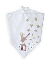 Wag + Tail Star Power snap-on dog bandana with bold star print for stylish everyday wear