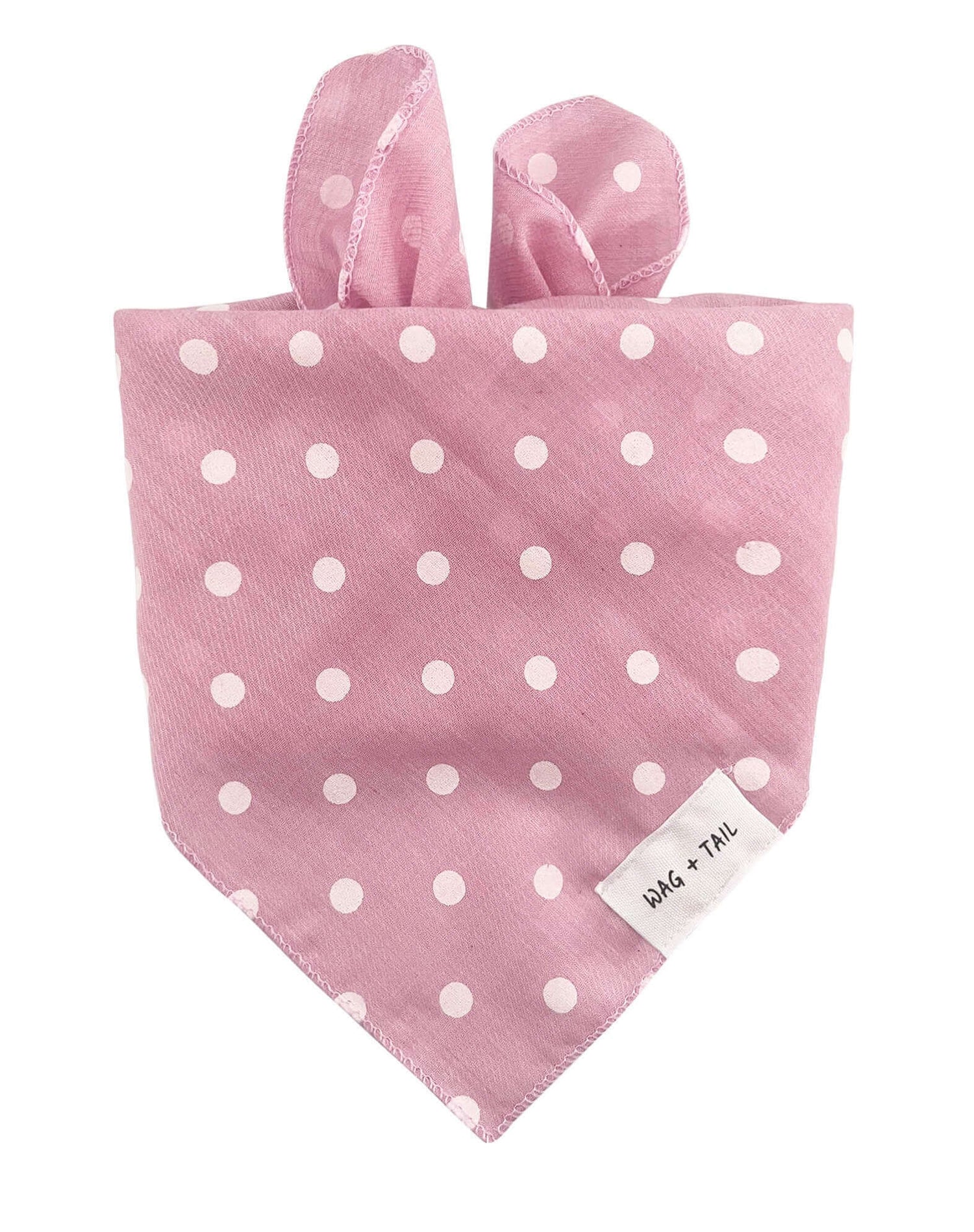 Lightweight tie-on pink bubble pet scarf offering a cute playful look